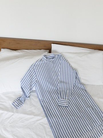 acne. striped shirt dress - a____parte